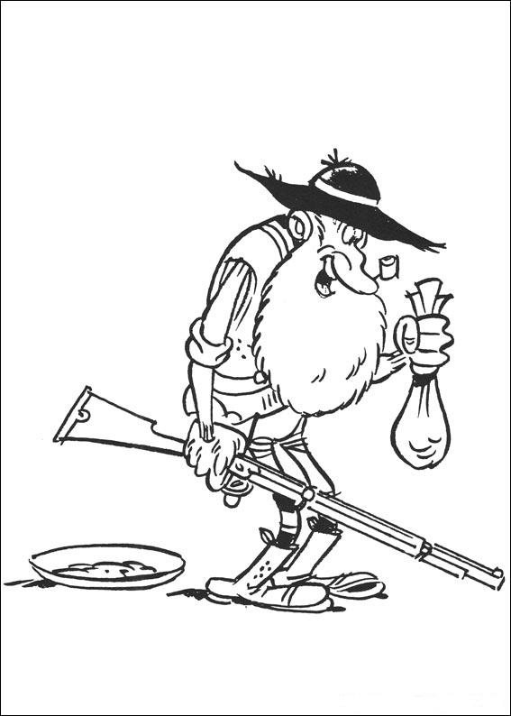 Plansa de colorat cu Lucky Luke 10 2